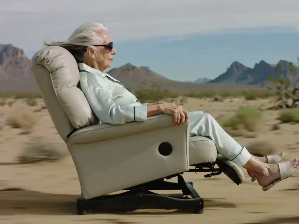 Armchair ride across a desert